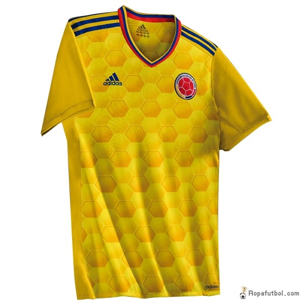 Tailandia Camiseta Colombia Replica Primera Ropa 2017 Amarillo